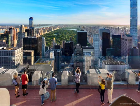 Complesso del Rockefeller Center raccontato dalla guida app di Top of the Rock