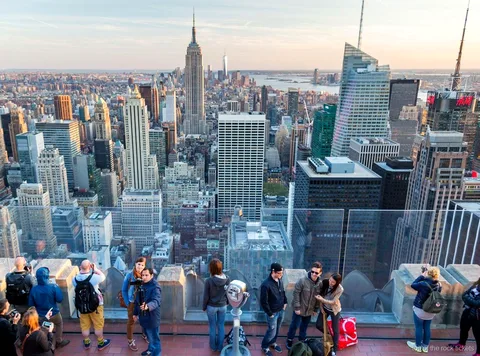 Prachtbauten der Fifth Avenue auf dem Weg zum Top of the Rock