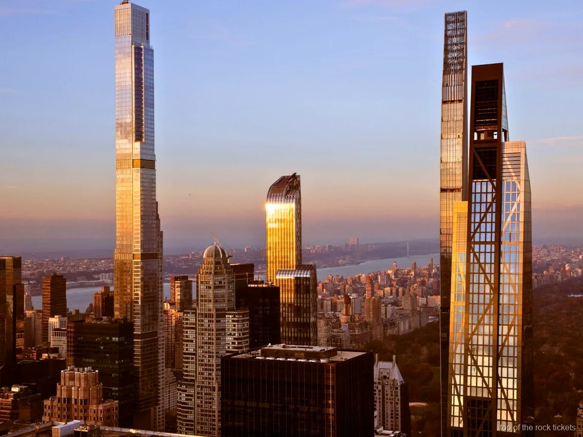 Empire State Building vist des de la terrassa dels titulars de l'entrada Top of the Rock