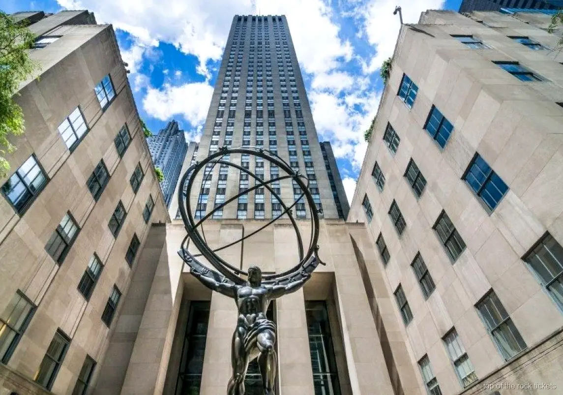 Channel Gardens seen on the Rockefeller Center architecture tour