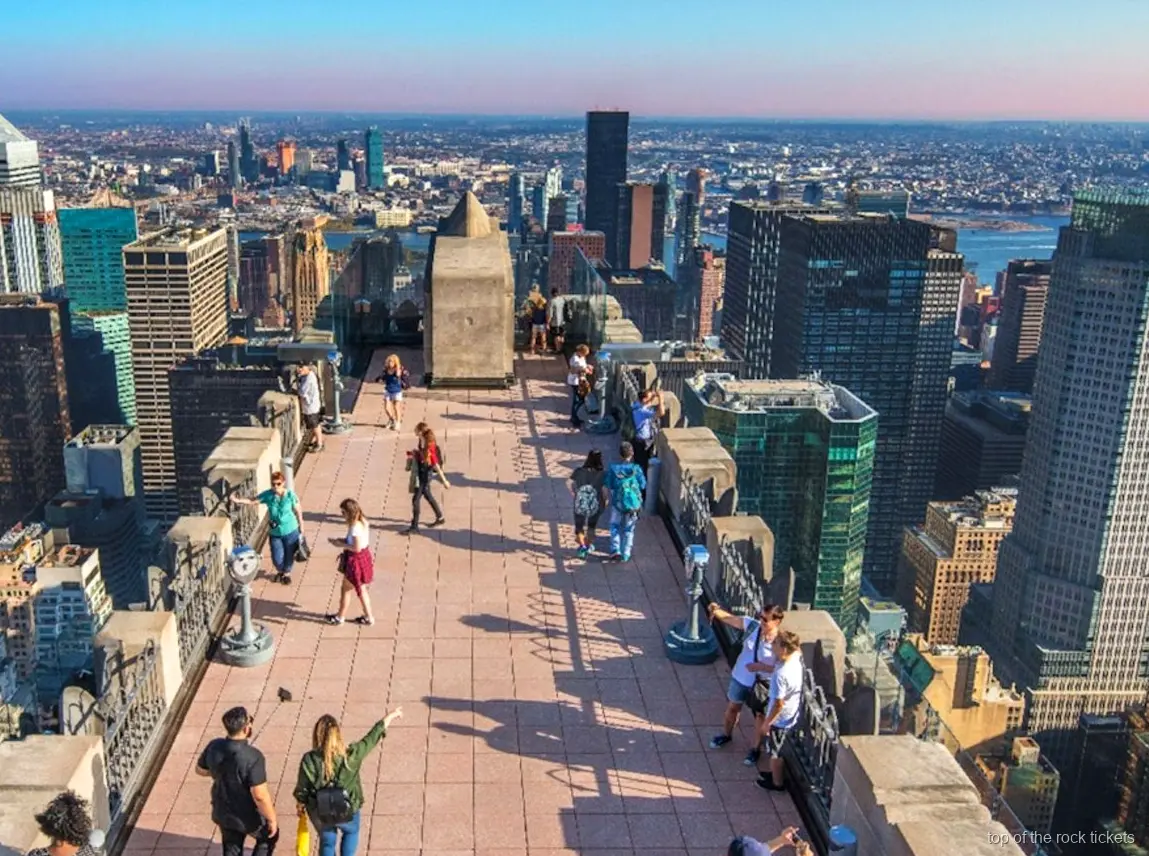 Top of the Rock observation floor included in the app-guided ticket