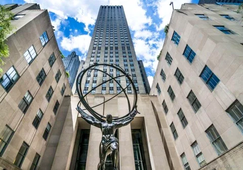 Channel Gardens vistos en el tour de arquitectura del Rockefeller Center