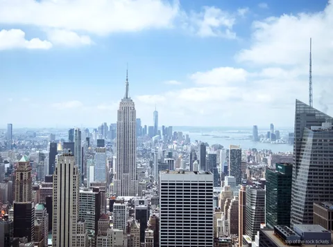 Channel Gardens vus lors de la marche vers Top of the Rock